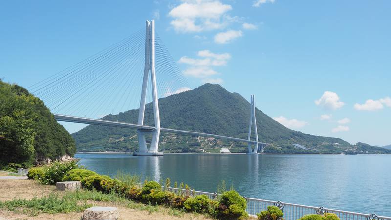 多々羅しまなみ公園から望む多々羅大橋